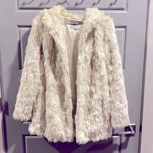 ASOS White Fur Coat